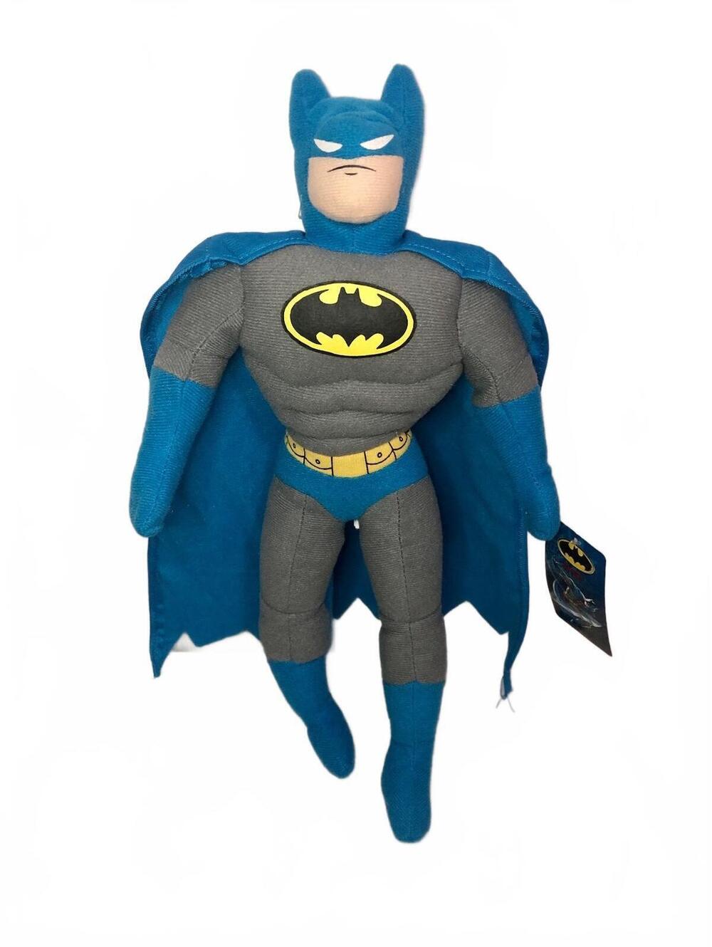 Batman Plush 16" 2011 s11 Classic Blue Gray DC Comics Toy Factory NWT